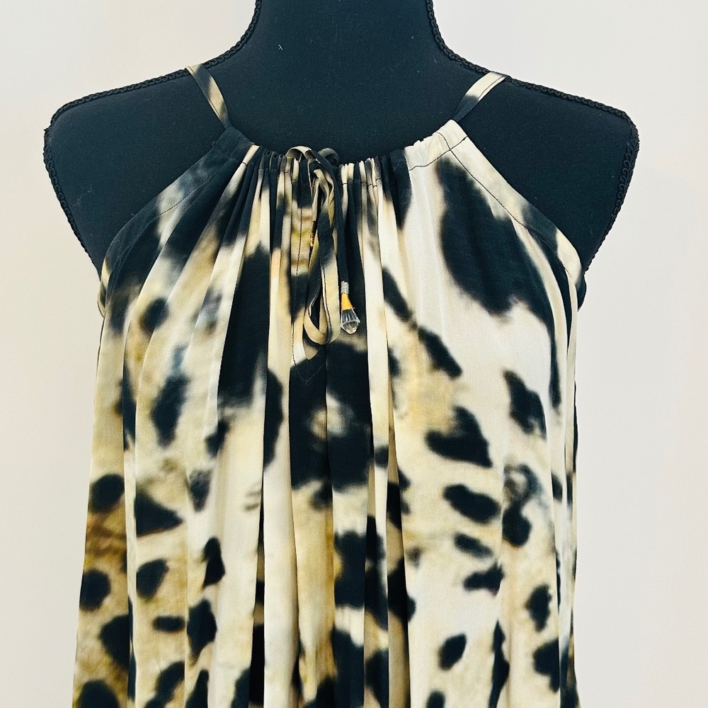 Intermix animal print floor length maxi dress